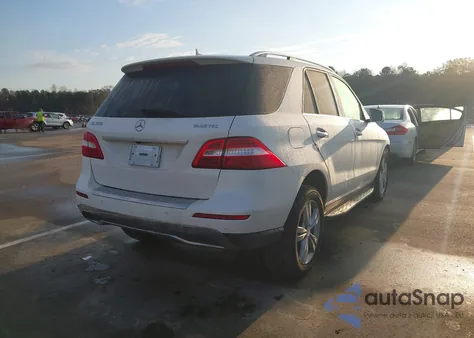 2013 Mercedes-Benz Ml 350 Bluetec 4Matic из США, поврежденный, VIN 4JGDA2EB8DA258248